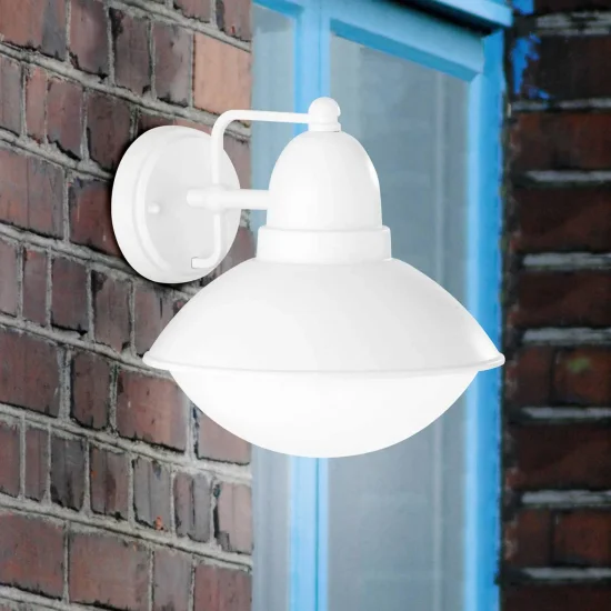 APPLIQUE EXTÉRIEURE PÓLUX ALUMINIUM BLANC