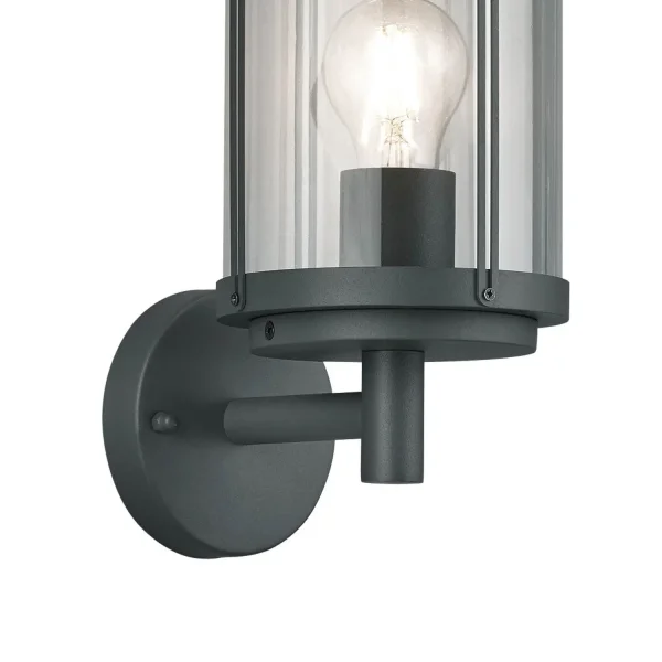 APPLIQUE EXTÉRIEURE E27 IP44 ANTHRACITE TRILLIUM