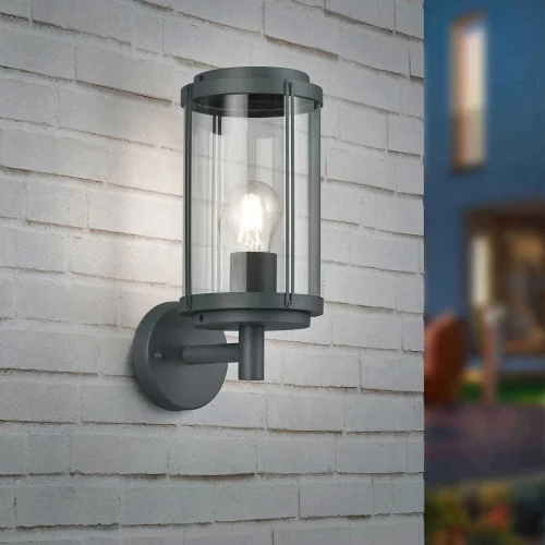 APPLIQUE EXTÉRIEURE E27 IP44 ANTHRACITE TRILLIUM