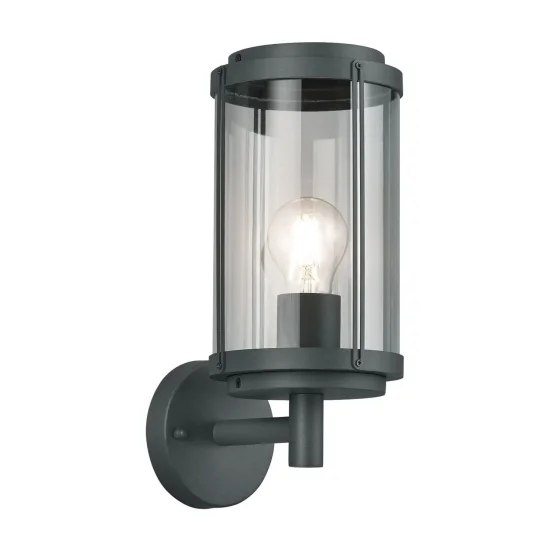 APPLIQUE EXTÉRIEURE E27 IP44 ANTHRACITE TRILLIUM 2