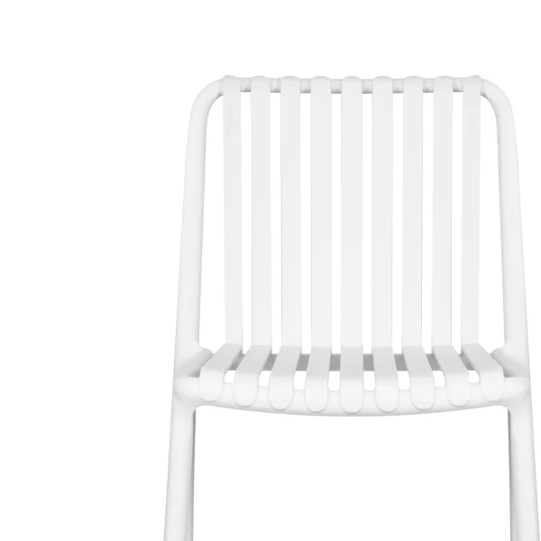 CHAISE DE JARDIN POLYPROPYLÈNE BLANC EOLIA