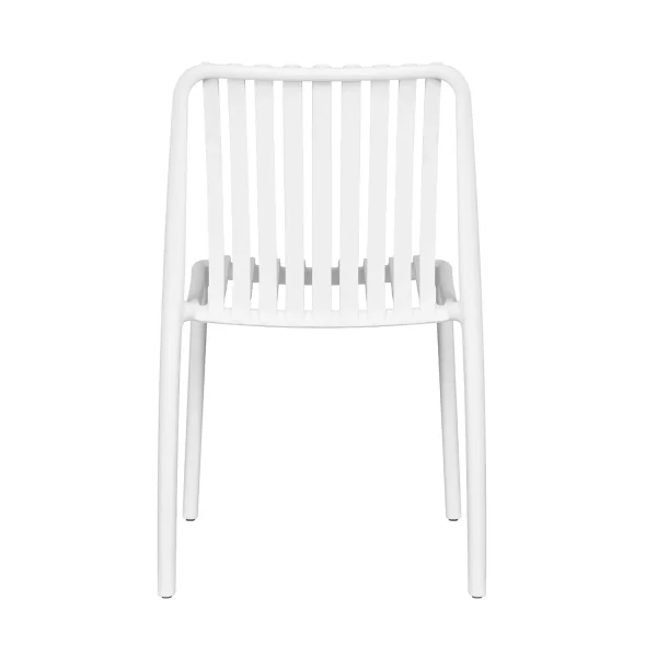 CHAISE DE JARDIN POLYPROPYLÈNE BLANC EOLIA