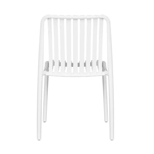 CHAISE DE JARDIN POLYPROPYLÈNE BLANC EOLIA