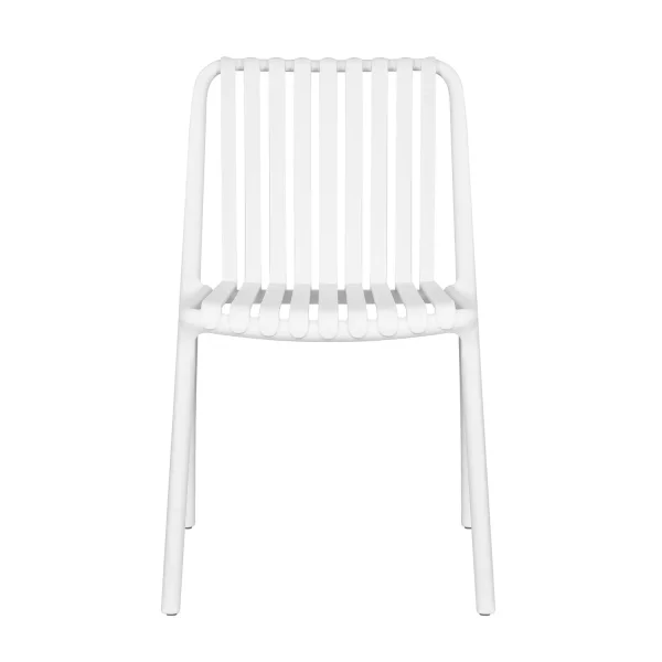 CHAISE DE JARDIN POLYPROPYLÈNE BLANC EOLIA