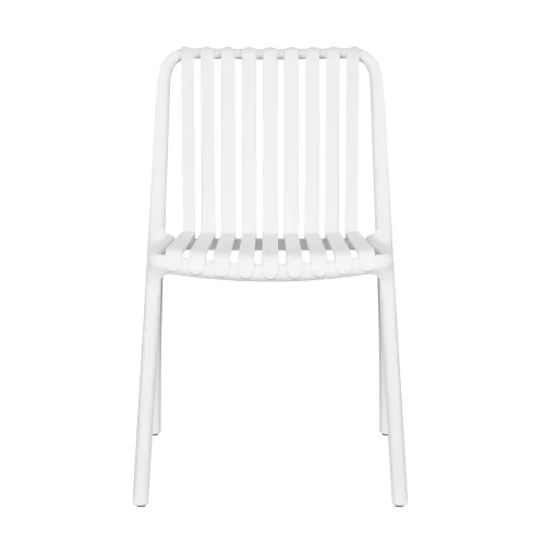 CHAISE DE JARDIN POLYPROPYLÈNE BLANC EOLIA