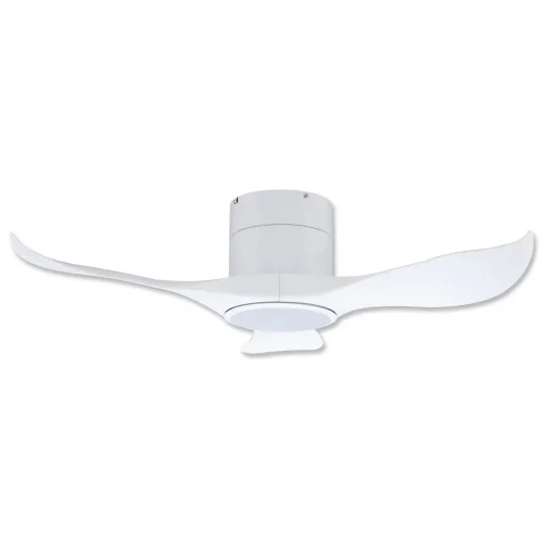 VENTILATEUR DE PLAFOND LED 18W 3 PALES RÉGLABLE BLANC ISELIN