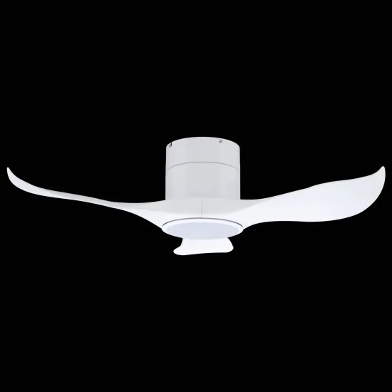 VENTILATEUR DE PLAFOND LED 18W 3 PALES RÉGLABLE BLANC ISELIN 2