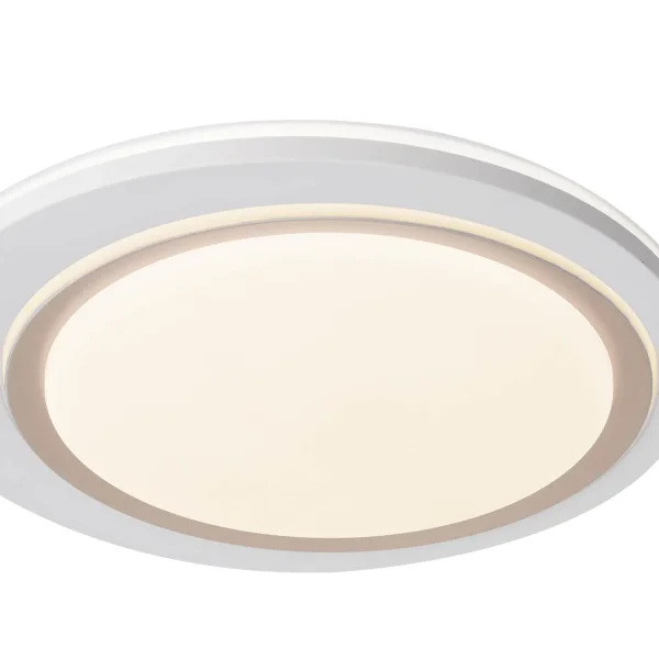Plafonnier LED 35W Réglable Doré Blanc Lumira| Lúzete Plafonnier LED 35W Réglable Doré Blanc Lumira| Lúzete