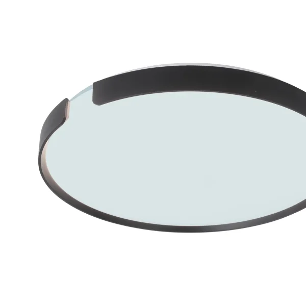 Plafonnier LED 53W Réglable Ø50cm Noir Nashville| Lúzete Plafonnier LED 53W Réglable Ø50cm Noir Nashville| Lúzete