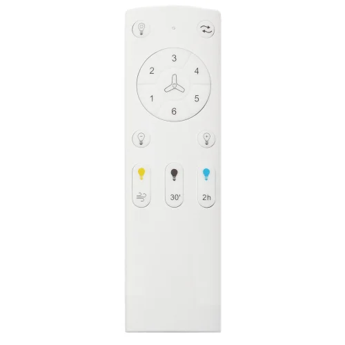 VENTILATEUR DE PLAFOND LED 29 W RÉGLABLE BLANC AVEC PALES PLIABLES PARMA