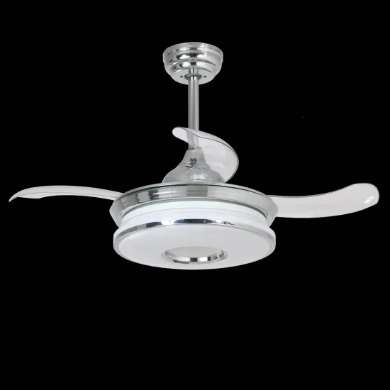 VENTILATEUR DE PLAFOND LED 29W RÉGLABLE PALES RÉTRACTABLES SKALDA 2