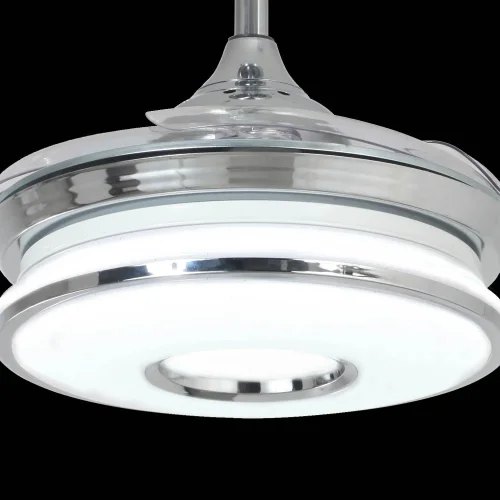 VENTILATEUR DE PLAFOND LED 29W RÉGLABLE PALES RÉTRACTABLES SKALDA