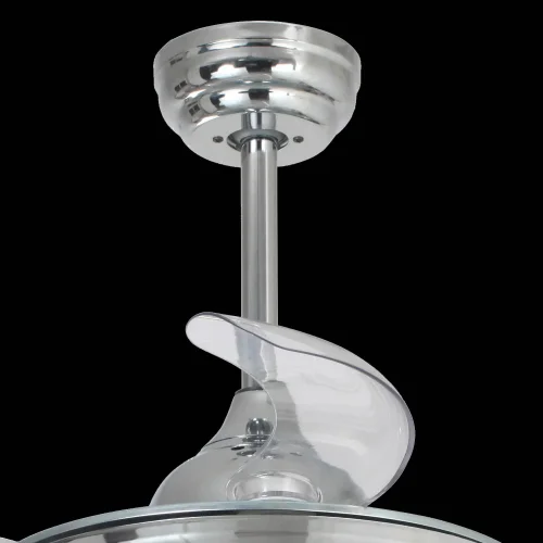 VENTILATEUR DE PLAFOND LED 29W RÉGLABLE PALES RÉTRACTABLES SKALDA