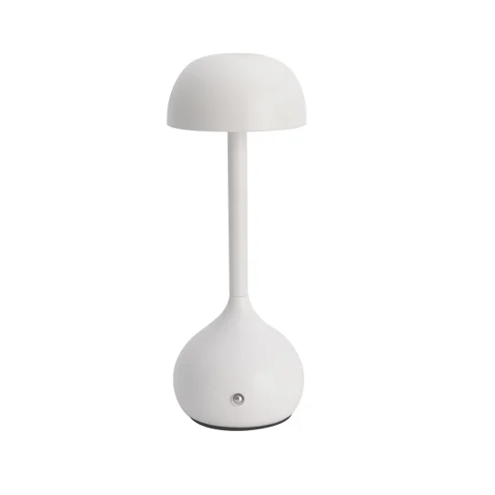 LAMPE DE TABLE LED RECHARGEABLE SANS FIL 203LM BLANCHE IP44 SOLEA 2