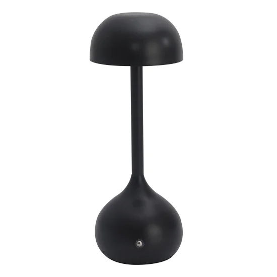 LAMPE DE TABLE LED RECHARGEABLE SANS FIL 203LM NOIRE IP44 SOLEA 2