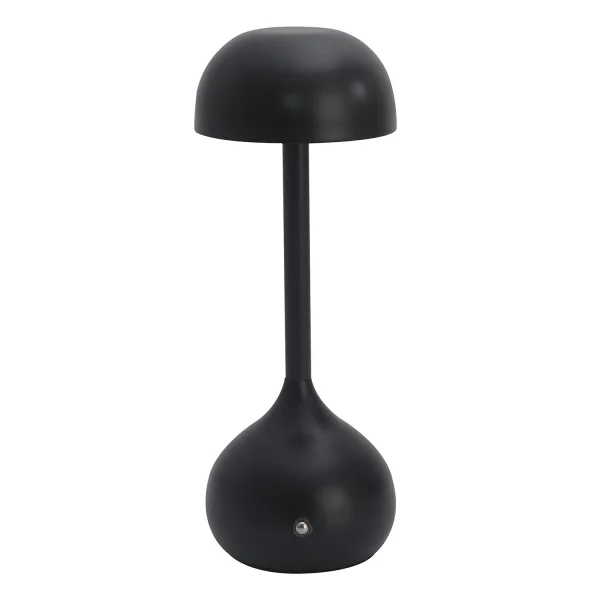 LAMPE DE TABLE LED RECHARGEABLE SANS FIL 203LM NOIRE IP44 SOLEA