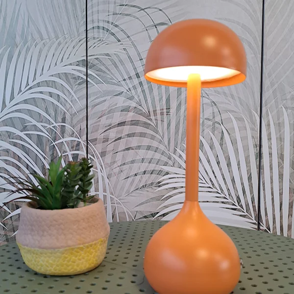 LAMPE DE TABLE LED RECHARGEABLE SANS FIL 203LM TERRACOTTA IP44 SOLEA