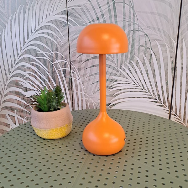LAMPE DE TABLE LED RECHARGEABLE SANS FIL 203LM TERRACOTTA IP44 SOLEA