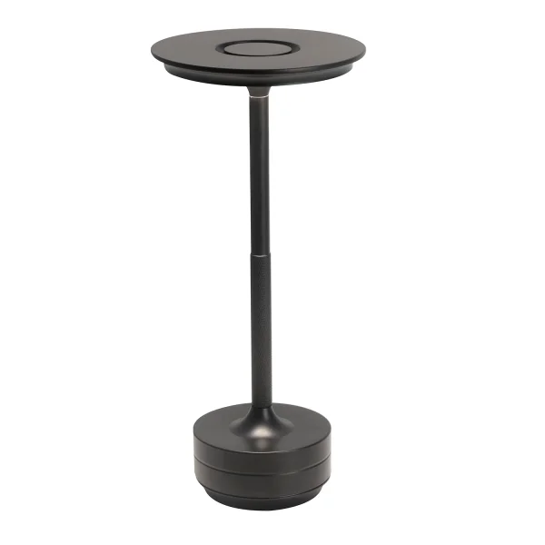 LAMPE DE TABLE LED RECHARGEABLE SANS FIL 213LM NOIRE IP44 ESTIVA