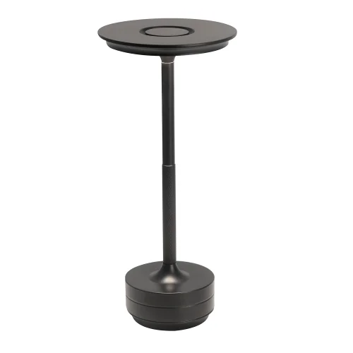 LAMPE DE TABLE LED RECHARGEABLE SANS FIL 213LM NOIRE IP44 ESTIVA