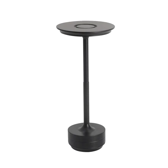 LAMPE DE TABLE LED RECHARGEABLE SANS FIL 213LM NOIRE IP44 ESTIVA 2