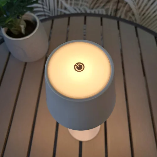 LAMPE DE TABLE LED RECHARGEABLE SANS FIL 229LM BLANCHE IP44 SIRANA LAMPE DE TABLE LED RECHARGEABLE SANS FIL 229LM BLANCHE IP44 SIRANA
