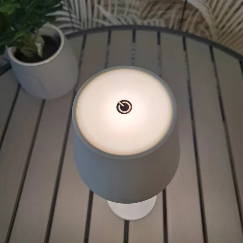 LAMPE DE TABLE LED RECHARGEABLE SANS FIL 229LM BLANCHE IP44 SIRANA LAMPE DE TABLE LED RECHARGEABLE SANS FIL 229LM BLANCHE IP44 SIRANA