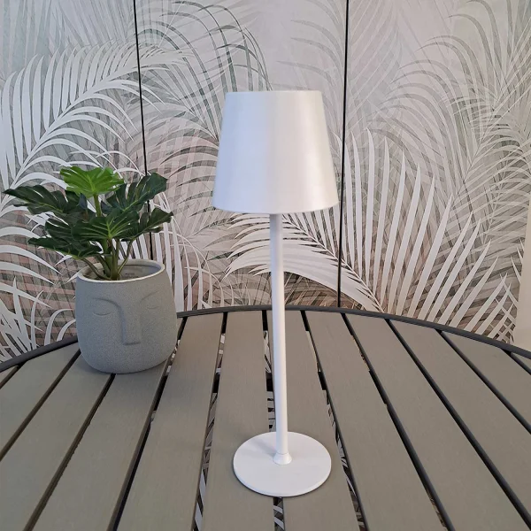 LAMPE DE TABLE LED RECHARGEABLE SANS FIL 229LM BLANCHE IP44 SIRANA LAMPE DE TABLE LED RECHARGEABLE SANS FIL 229LM BLANCHE IP44 SIRANA