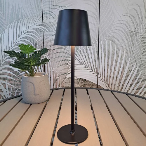 LAMPE DE TABLE LED RECHARGEABLE SANS FIL 229LM NOIRE IP44 SIRANA LAMPE DE TABLE LED RECHARGEABLE SANS FIL 229LM NOIRE IP44 SIRANA
