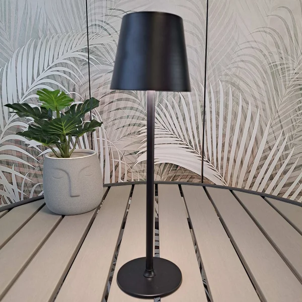 LAMPE DE TABLE LED RECHARGEABLE SANS FIL 229LM NOIRE IP44 SIRANA LAMPE DE TABLE LED RECHARGEABLE SANS FIL 229LM NOIRE IP44 SIRANA