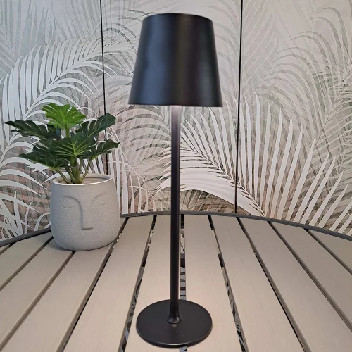 LAMPE DE TABLE LED RECHARGEABLE SANS FIL 229LM NOIRE IP44 SIRANA LAMPE DE TABLE LED RECHARGEABLE SANS FIL 229LM NOIRE IP44 SIRANA