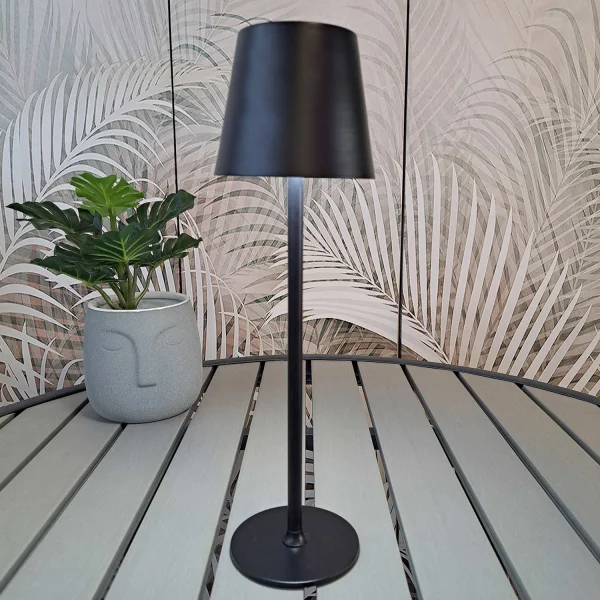 LAMPE DE TABLE LED RECHARGEABLE SANS FIL 229LM NOIRE IP44 SIRANA LAMPE DE TABLE LED RECHARGEABLE SANS FIL 229LM NOIRE IP44 SIRANA