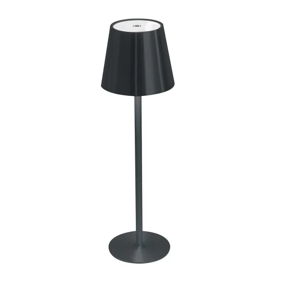 LAMPE DE TABLE LED RECHARGEABLE SANS FIL 229LM NOIRE IP44 SIRANA 2
