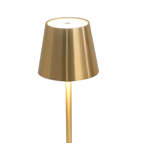 LAMPE DE TABLE LED RECHARGEABLE SANS FIL 229LM DORÉE IP44 SIRANA LAMPE DE TABLE LED RECHARGEABLE SANS FIL 229LM DORÉE IP44 SIRANA