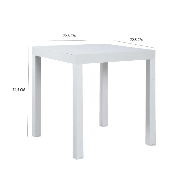 TABLE DE JARDIN ELVO BLANCHE