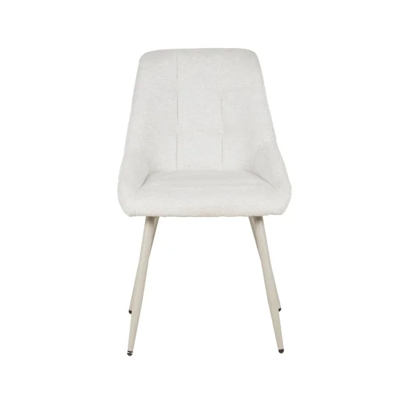 CHAISE DE SALLE À MANGER TAPISSÉE SABLE PIEDS BEIGE WESKA CHAISE DE SALLE À MANGER TAPISSÉE SABLE PIEDS BEIGE WESKA