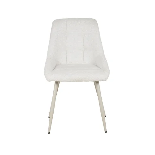 CHAISE DE SALLE À MANGER TAPISSÉE SABLE PIEDS BEIGE WESKA CHAISE DE SALLE À MANGER TAPISSÉE SABLE PIEDS BEIGE WESKA