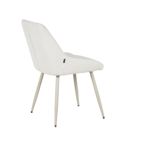 CHAISE DE SALLE À MANGER TAPISSÉE SABLE PIEDS BEIGE WESKA CHAISE DE SALLE À MANGER TAPISSÉE SABLE PIEDS BEIGE WESKA