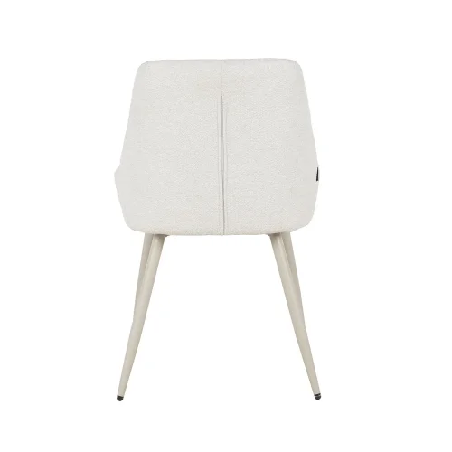 CHAISE DE SALLE À MANGER TAPISSÉE SABLE PIEDS BEIGE WESKA CHAISE DE SALLE À MANGER TAPISSÉE SABLE PIEDS BEIGE WESKA
