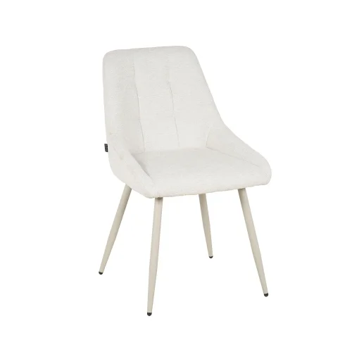 CHAISE DE SALLE À MANGER TAPISSÉE SABLE PIEDS BEIGE WESKA CHAISE DE SALLE À MANGER TAPISSÉE SABLE PIEDS BEIGE WESKA