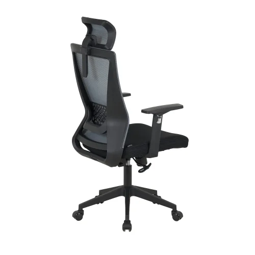 CHAISE DE BUREAU GRIS/NOIR SITWELL