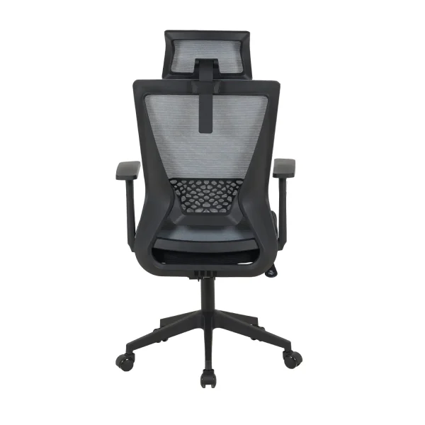 Chaise de Bureau Gris/Noir Sitwell| Lúzete