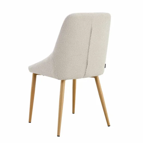 CHAISE DE SALLE À MANGER ADNEY TISSU SABLE PIEDS HÊTRE CHAISE DE SALLE À MANGER ADNEY TISSU SABLE PIEDS HÊTRE