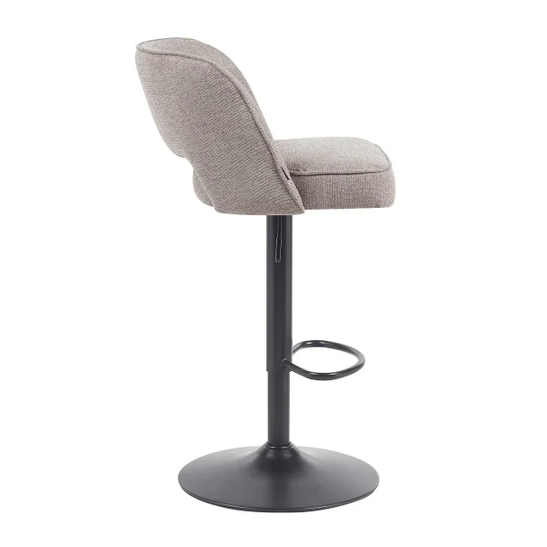 TABOURET HAUT TAPISSÉ SABLE LISBOA