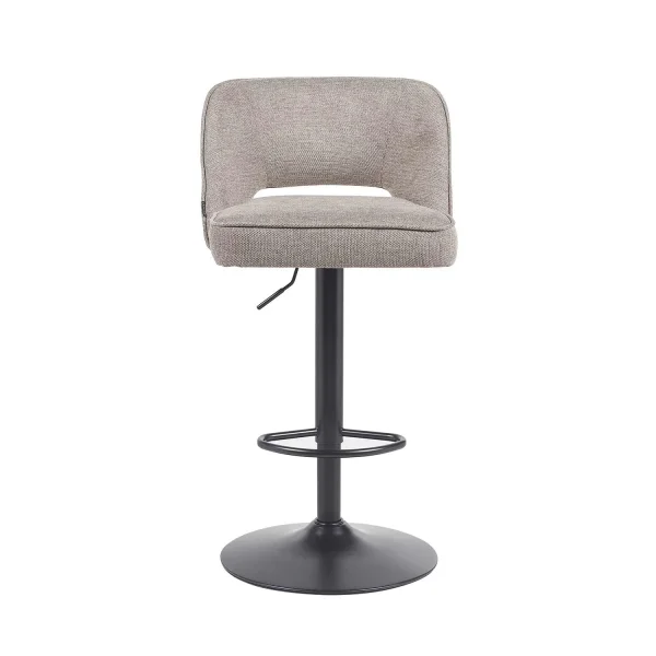 TABOURET HAUT TAPISSÉ SABLE LISBOA