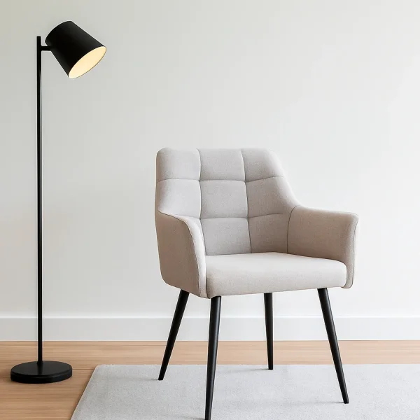 FAUTEUIL TAPISSÉ SABLE FABRIZIO FAUTEUIL TAPISSÉ SABLE FABRIZIO