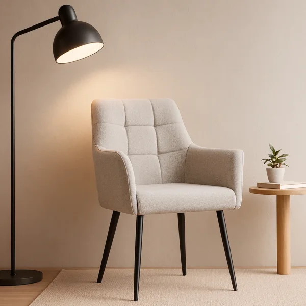 FAUTEUIL TAPISSÉ SABLE FABRIZIO FAUTEUIL TAPISSÉ SABLE FABRIZIO