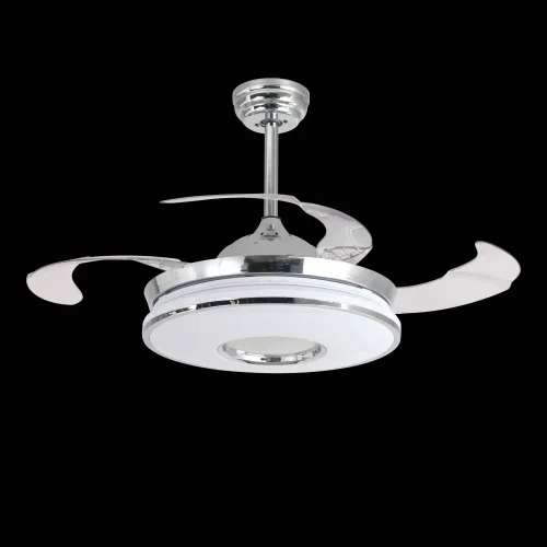 VENTILATEUR DE PLAFOND LED 32W 4 PALES RÉTRACTABLES WAKANA
