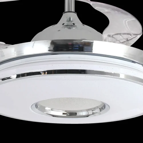 VENTILATEUR DE PLAFOND LED 32W 4 PALES RÉTRACTABLES WAKANA