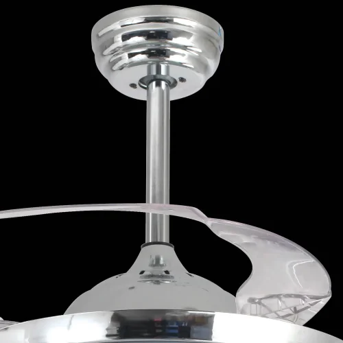 VENTILATEUR DE PLAFOND LED 32W 4 PALES RÉTRACTABLES WAKANA